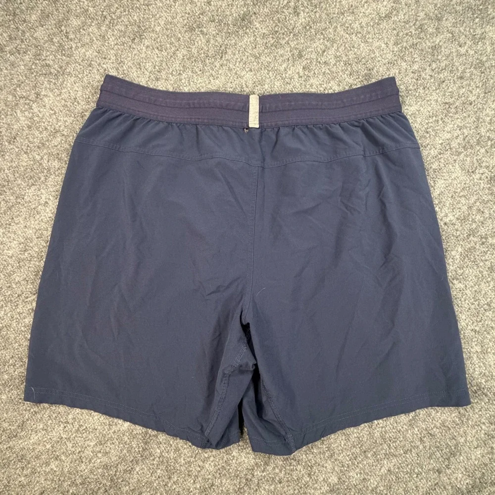 Nike Yoga Dri-FIT Mens Shorts XL Navy Blue Athletic Training CZ2210-451 0845